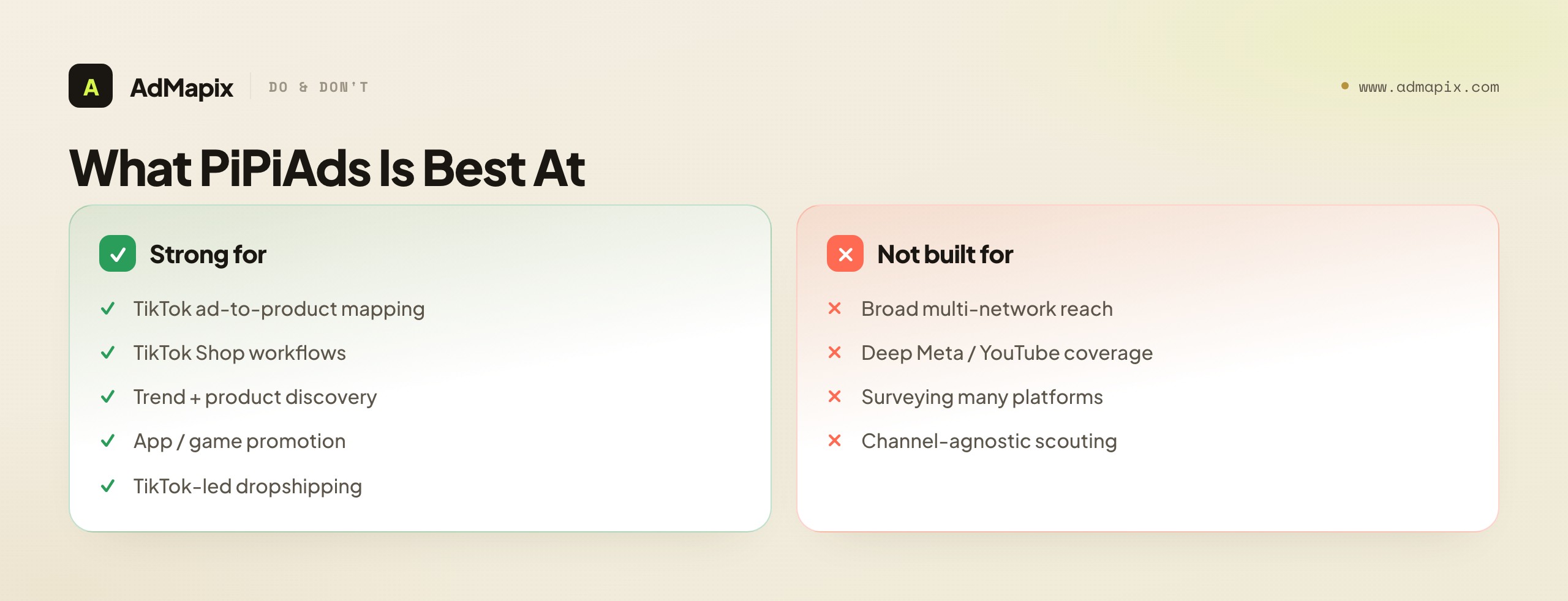What PiPiAds Is Best At