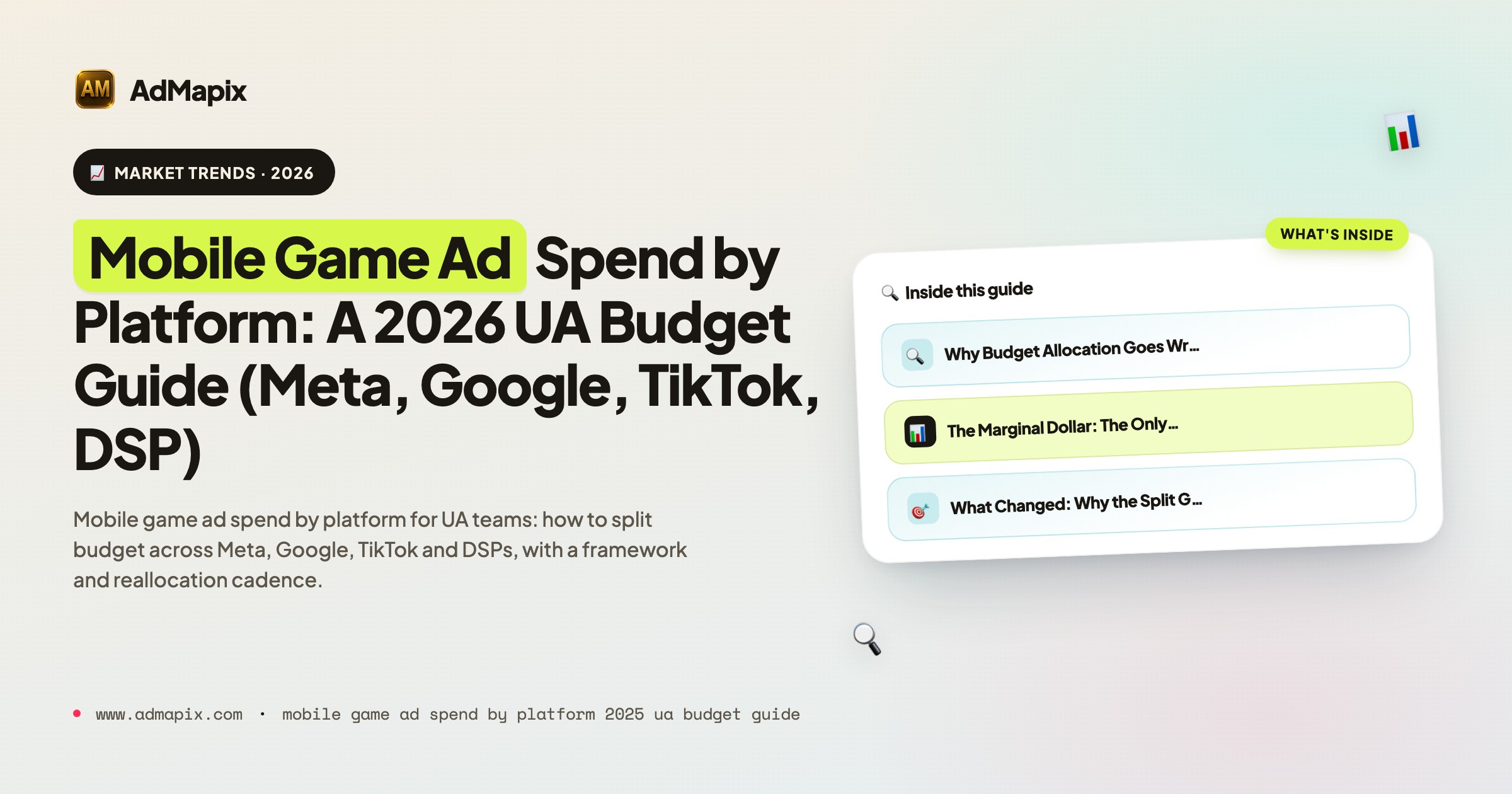 Mobile Game Ad Spend by Platform: 2026 UA Budget Guide
