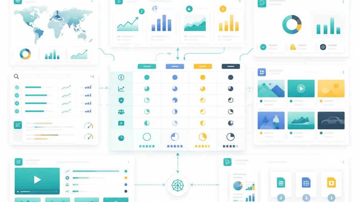 Pathmatics alternative workflow: ad spend intelligence, creatives, targeting, video analysis, and reports