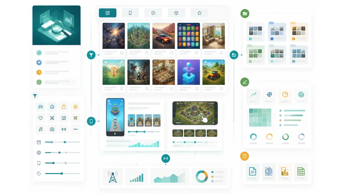 AppLovin ads spy tool workflow for mobile UA creative patterns video evidence and reports
