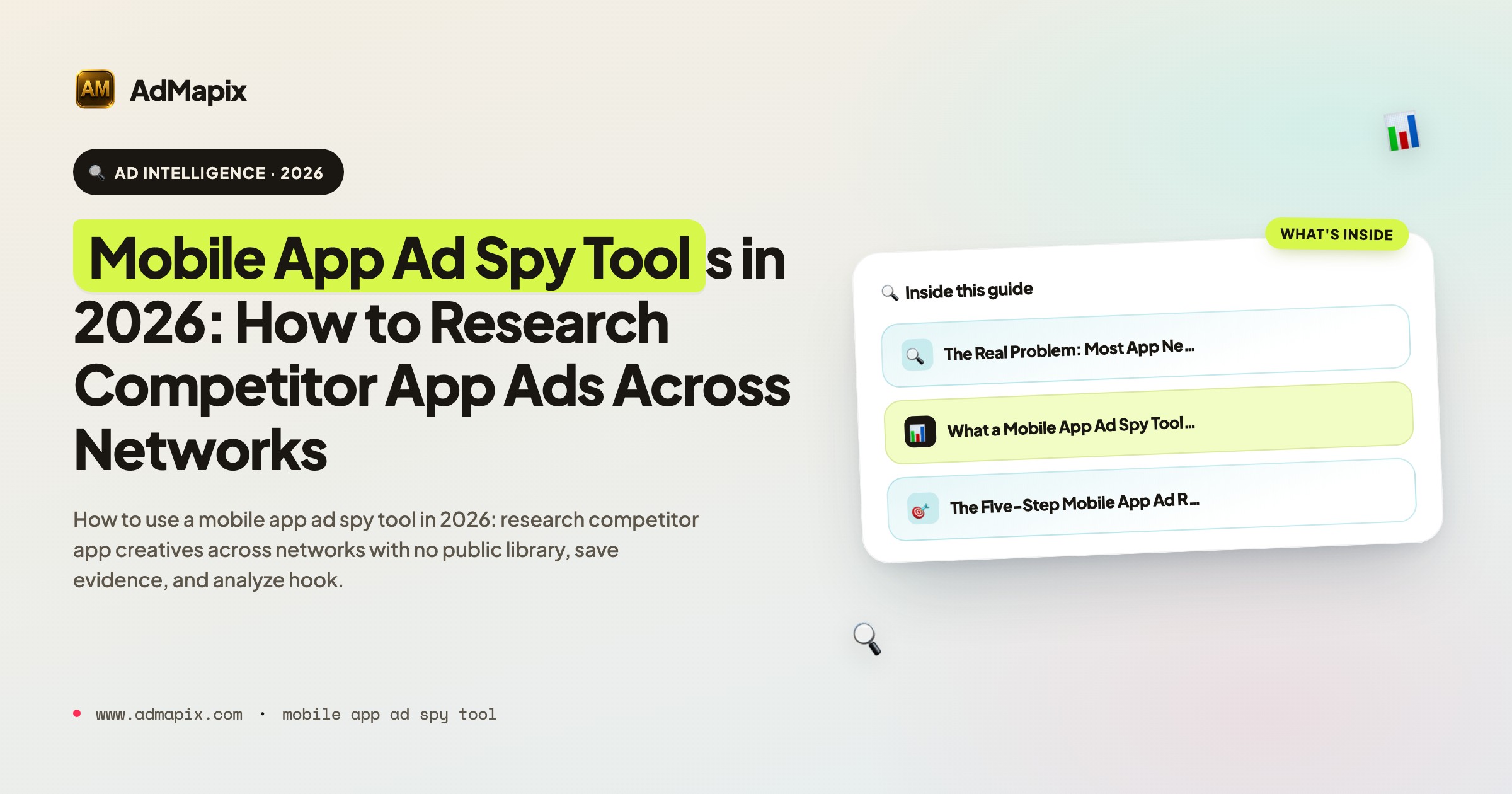 Mobile App Ad Spy Tools 2026: Research Competitor App Ads