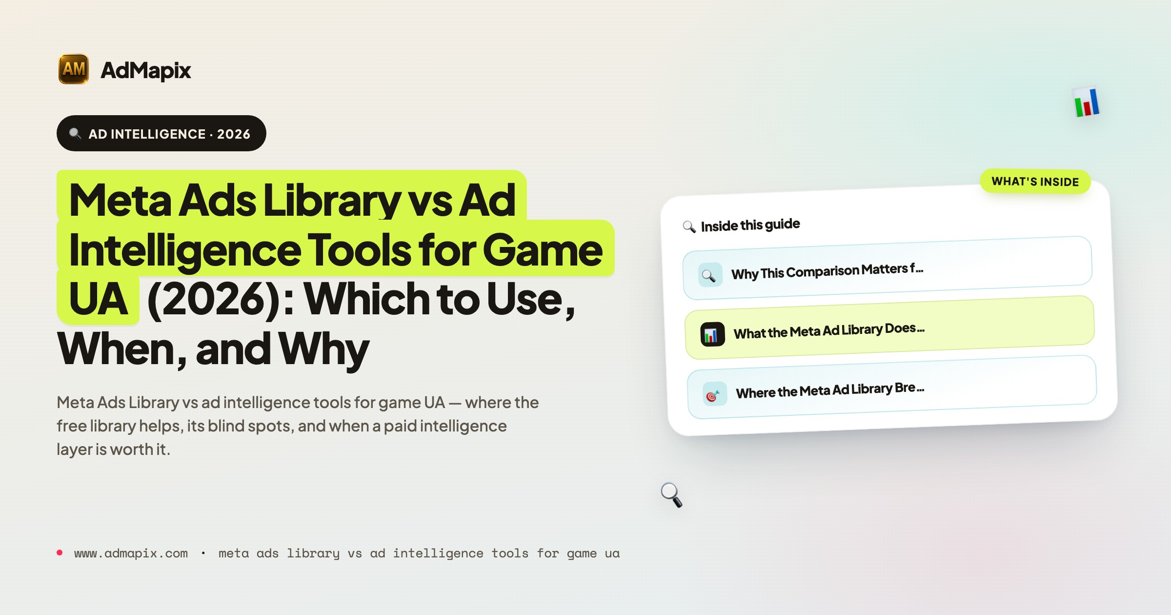 Meta Game Loading Meta Ads Library vs Ad Intelligence Tools for Game UA 2026